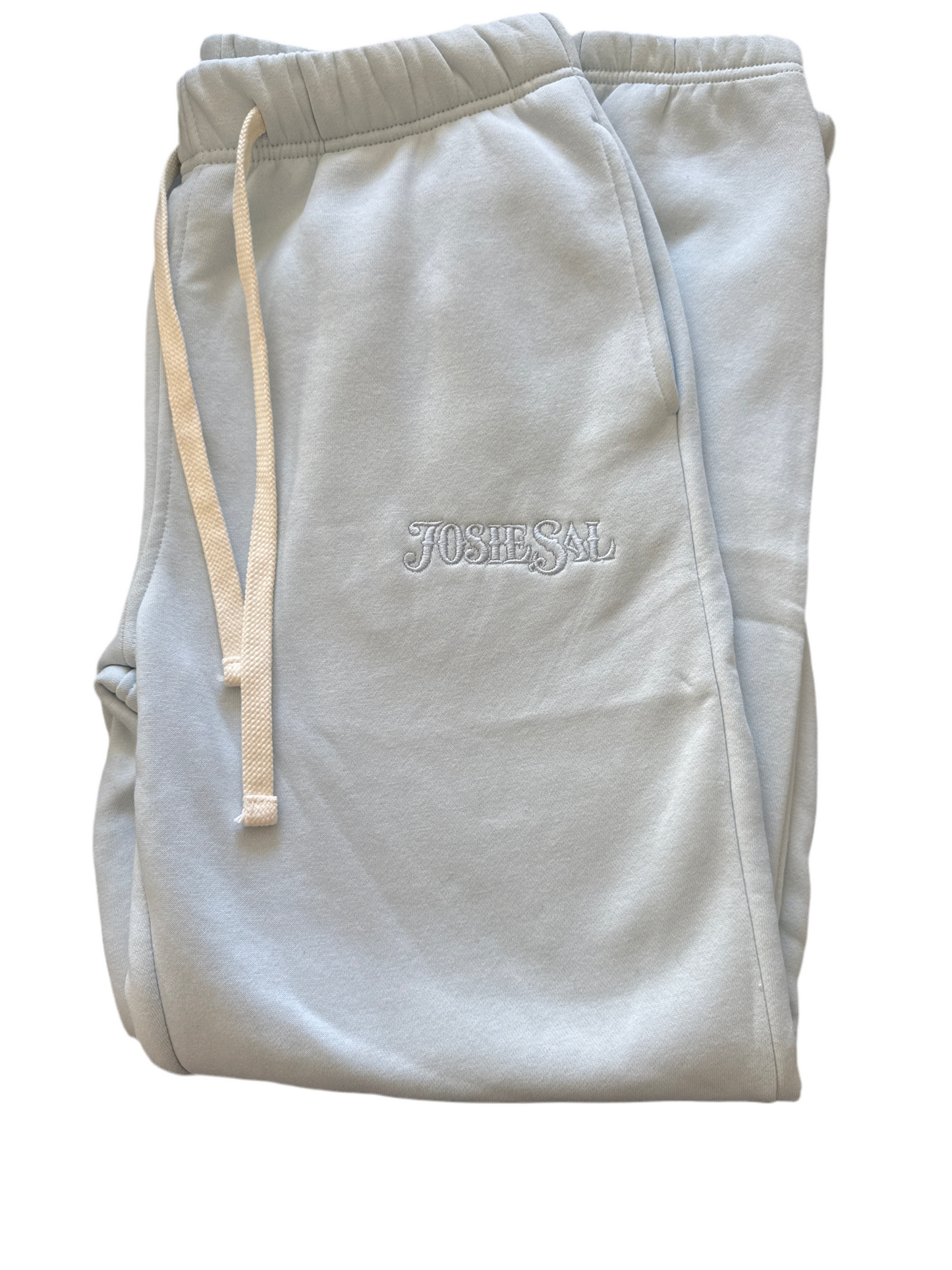 Josie Sal Font Embroidered Sweatpants